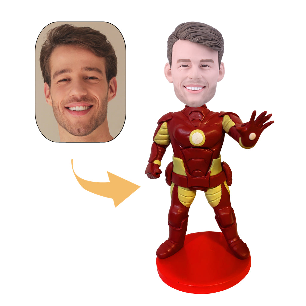 Custom Superhero Iron Bobblehead statuegift