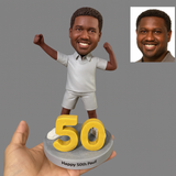 50th Birthday Gifts for Men - Custom SuperHero Bobbleheads