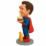 Mens 30th Birthday Present - Custom Superhero Bobblehead