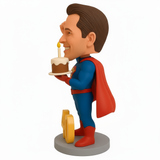 40th Gifts for Men- Custom Superhero Bobbleheads