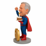 60th Birthday Present Ideas for Men - Custom Super Hero Bobbleheads
