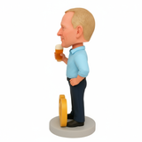 60th Birthday Present Ideas for Men - Custom Bobbleheads - Cheers to 60th Birthday