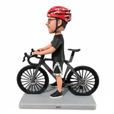 Presents for Cyclists- Custom Bobblehead-A man and his bicycle