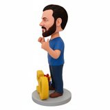 50th Birthday Gifts for Men - Custom Bobbleheads-– Double Thumbs Up Pose