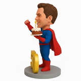 50th Birthday Gifts for Men - Custom SuperHero Bobbleheads