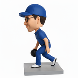 Custom Male Bowlers Bobbleheads – Outfit Can Be Customized