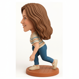Custom Female Bowlers Bobblehead with Custom Outfit