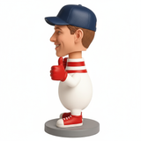 Custom Bowlers Bobbleheads – Outfit Can Be Customized