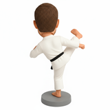 Taekwondo Practitioner Custom Bobbleheads– Outfit Can Be Customized