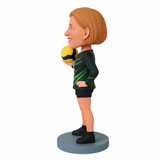 Custom Volleyball Coach Bobblehead with Custom Outfit