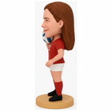 Custom Female Volleyball Player Bobblehead – Custom Uniform Included
