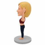 Custom Yoga Lovers Bobbleheads – Outfit Customization Available