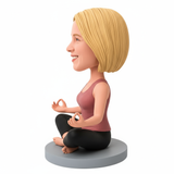 Yoga Lovers Custom Bobbleheads with Custom Outfit