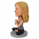 Yoga Lovers Custom Bobbleheads – Outfit Can Be Customized