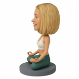 Custom Yoga Lovers Bobbleheads – Customizable Outfit