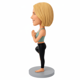 Custom Yoga Lovers Bobbleheads – Outfit Can Be Customized