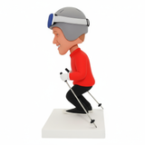 Custom Skiers Men Bobblehead – Outfit Can Be Customized