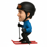 Custom Male Skier Bobblehead– Outfit Can Be Customized