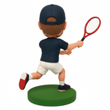 Custom Tennis Player Bobbleheads – Customizable Uniform