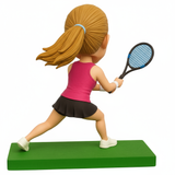 Custom Female Tennis Player Bobbleheads – Custom Uniform Available