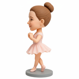 Ballet Dancers Custom Bobbleheads – Ballet Tutu Can Be Customized