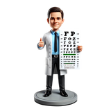 Male Ophthalmologist Custom Bobbleheads