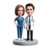 Nurses and Doctors Custom bobbleheads