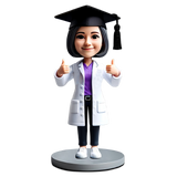Female Medical Graduates Custom Bobbleheads