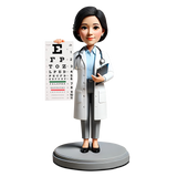 Female Ophthalmologist Custom Bobbleheads