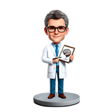 Male Neurosurgeon /brain surgeon Custom Bobblehead