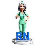 RN Nurse Custom Bobbleheads