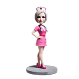 Sexy Female Nurse Custom Bobblehead