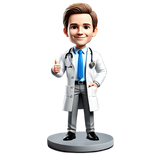 Male Doctor Giving a Thumbs up Custom Bobbleheads