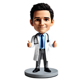 The Doctor Held Out His Thumbs Custom Bobbleheads