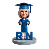 Registered Nurse Graduation Custom Bobbleheads