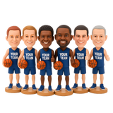 Basketball Team Custom Bobbleheads – Uniform Can Be Customized