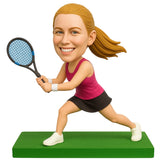 Custom Female Tennis Player Bobbleheads – Custom Uniform Available