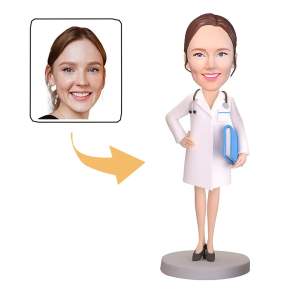 Female Doctor Custom Bobblehead