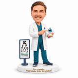 Male Ophthalmologist Custom Bobbleheads