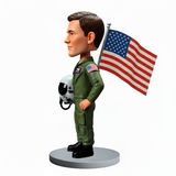 Air Force Pilot Custom Bobblehead