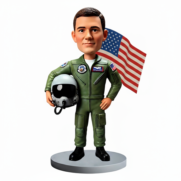 Air Force Pilot Custom Bobblehead