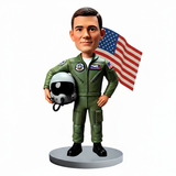 Air Force Pilot Custom Bobblehead