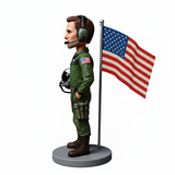 Air Force Pilot Custom Bobbleheads