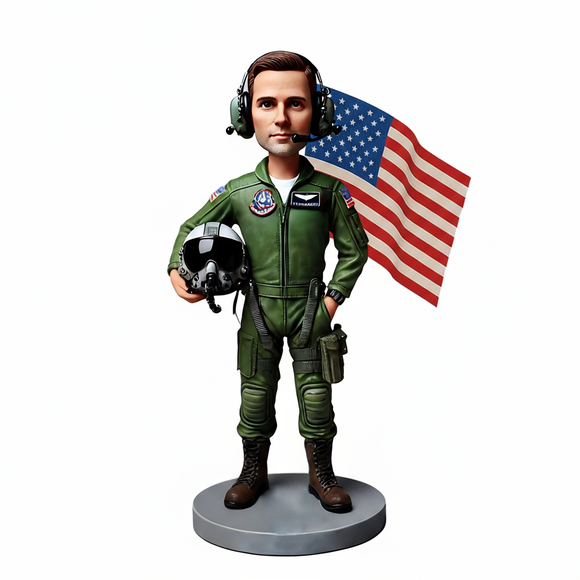Air Force Pilot Custom Bobbleheads
