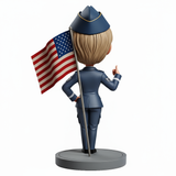 Female Air Force Officer Custom Bobbleheads