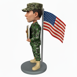Army Retirement Custom Bobblehead