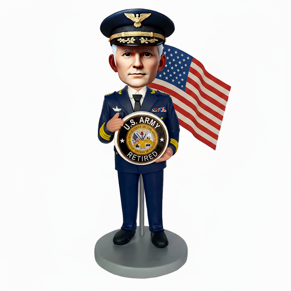 Army Retirement Custom Bobbleheads