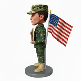 Army Veteran Custom Bobbleheads