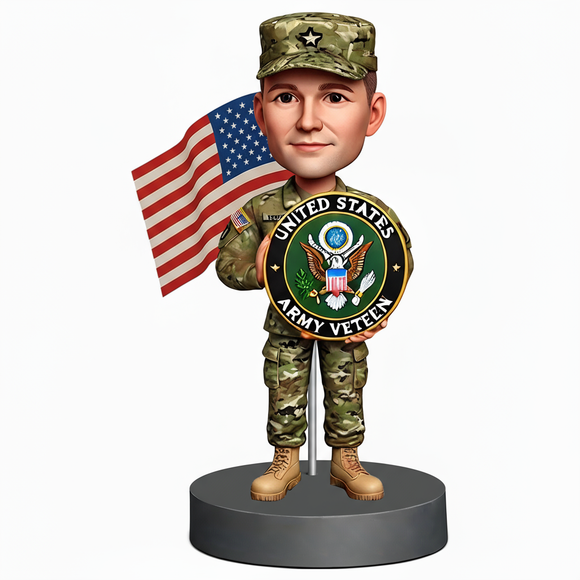 Army Veteran Custom Bobbleheads