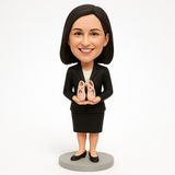 Custom Ballet Dance Teacher Bobbleheads – Outfit Can Be Customized